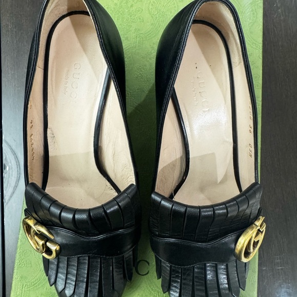 Gucci Marmont Black loafers size 36 - Picture 5 of 7